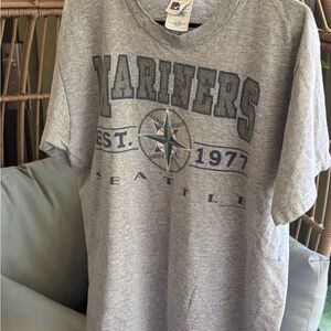 Pro Player Gray Short Sleeve Mariners Tee - Sz L